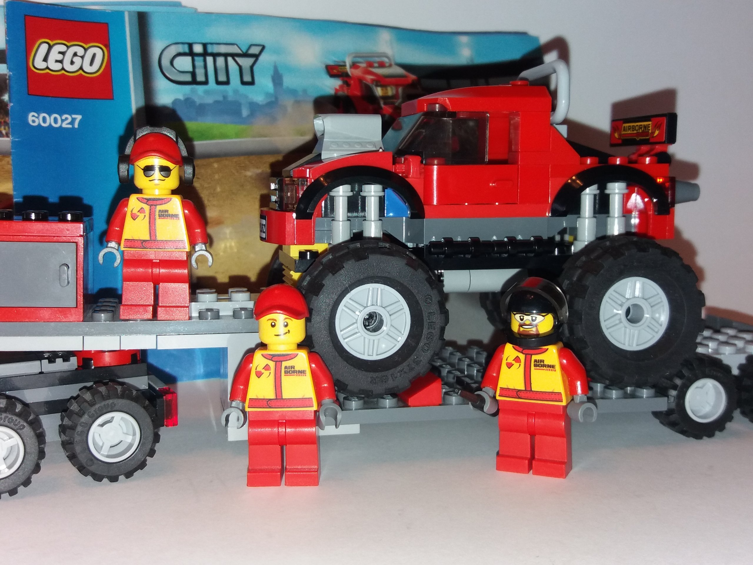 LEGO 60027 CITY Transporter monster trucków (A) - 7008742263 ...