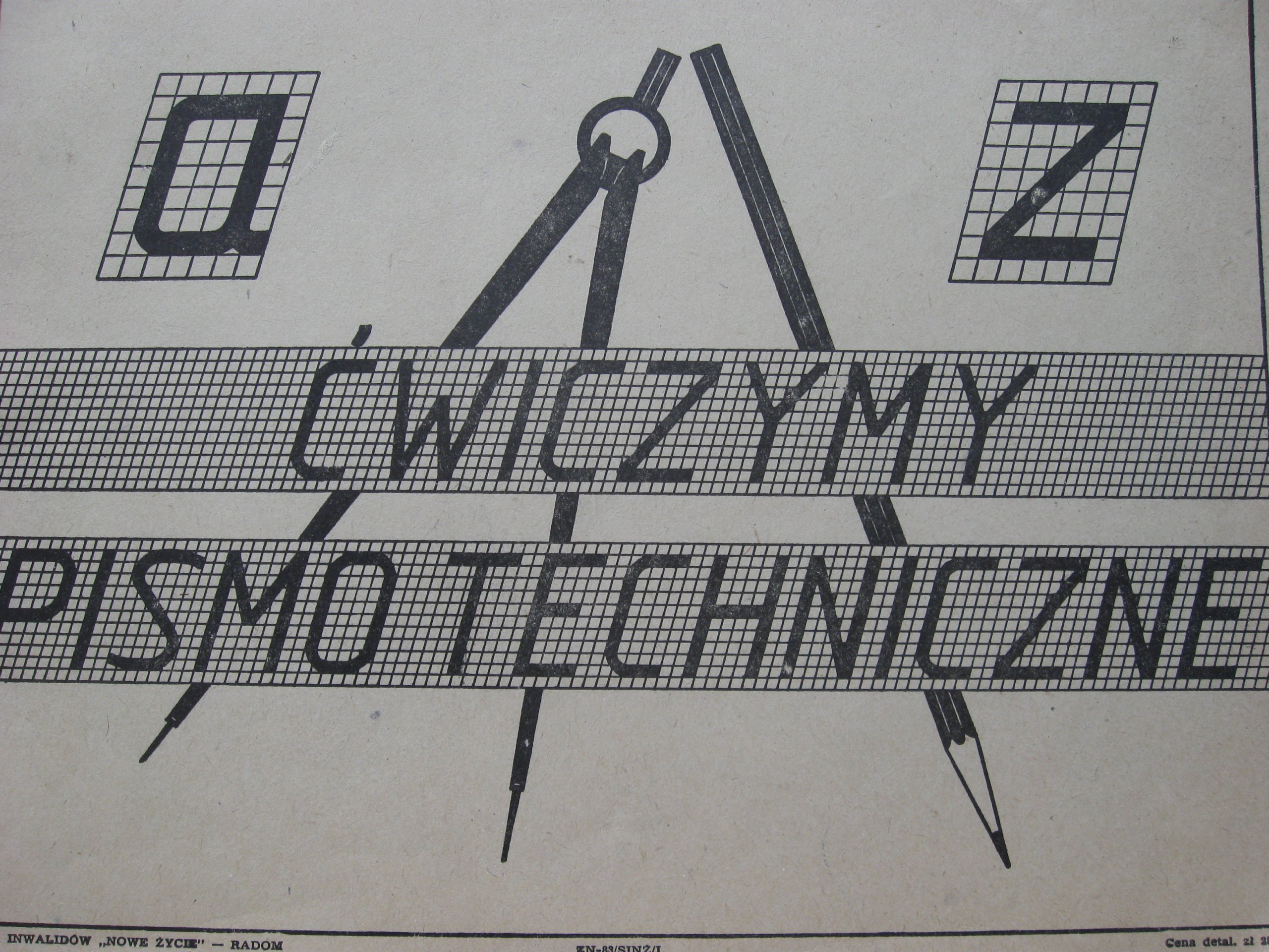 Pismo Techniczne ćwiczenia Do Druku Ćwiczymy pismo techniczne BLOK do ćwiczeń 1983 - 7235372987 - oficjalne