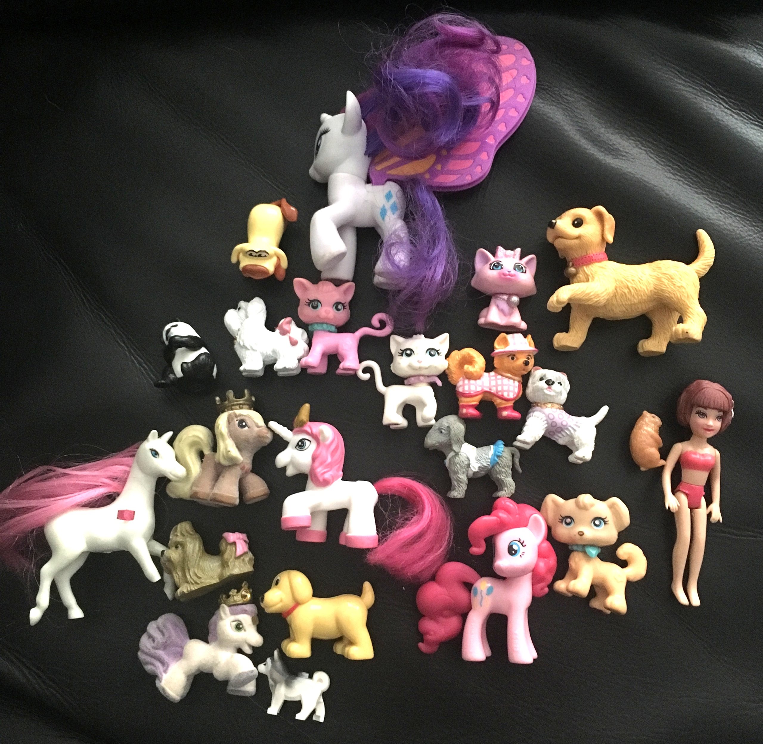 Zestaw Figurek Pieski Kotki Kucyki Pony Polly 7293393056