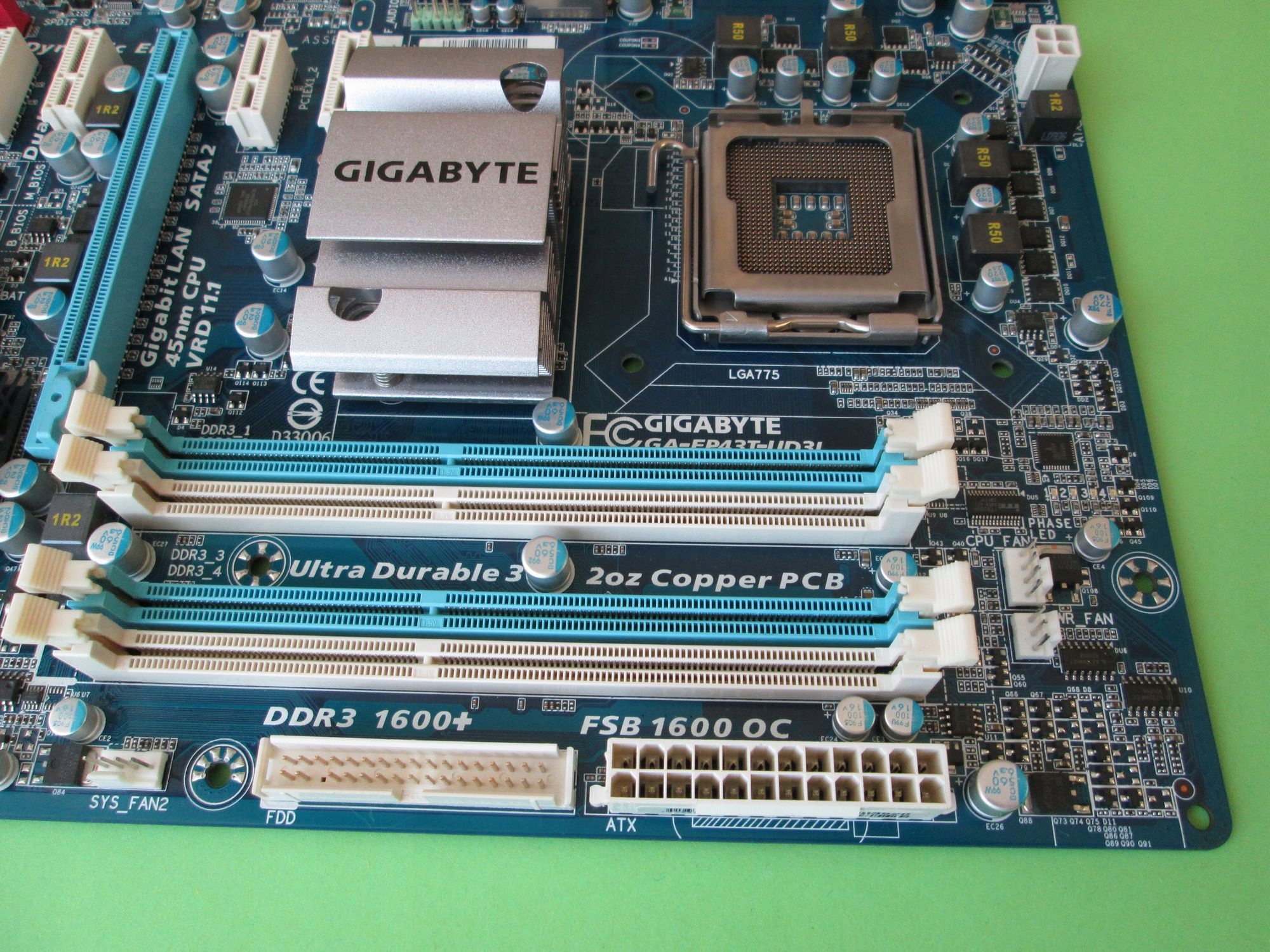 Gigabyte ga ep43t ud3l разгон