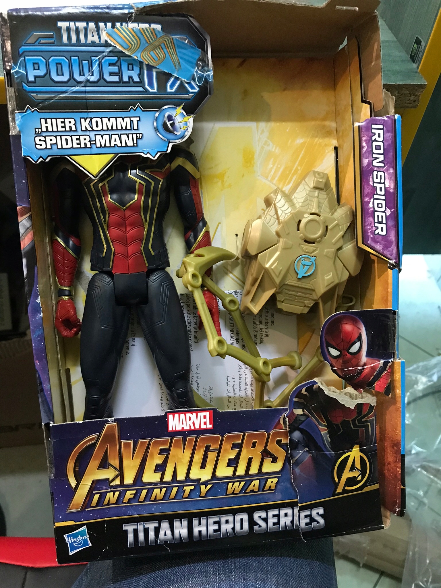 Hasbro Titan Hero Iron Spider E0608103 Figurka Hasbro Titan Hero Iron Spider E0608103 Figurka