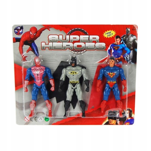 Zabawka Figurka Superbohaterowie Zestaw 3 Sztuki 7133597986 Zabawka Figurka Superbohaterowie Zestaw 3 Sztuki 7133597986