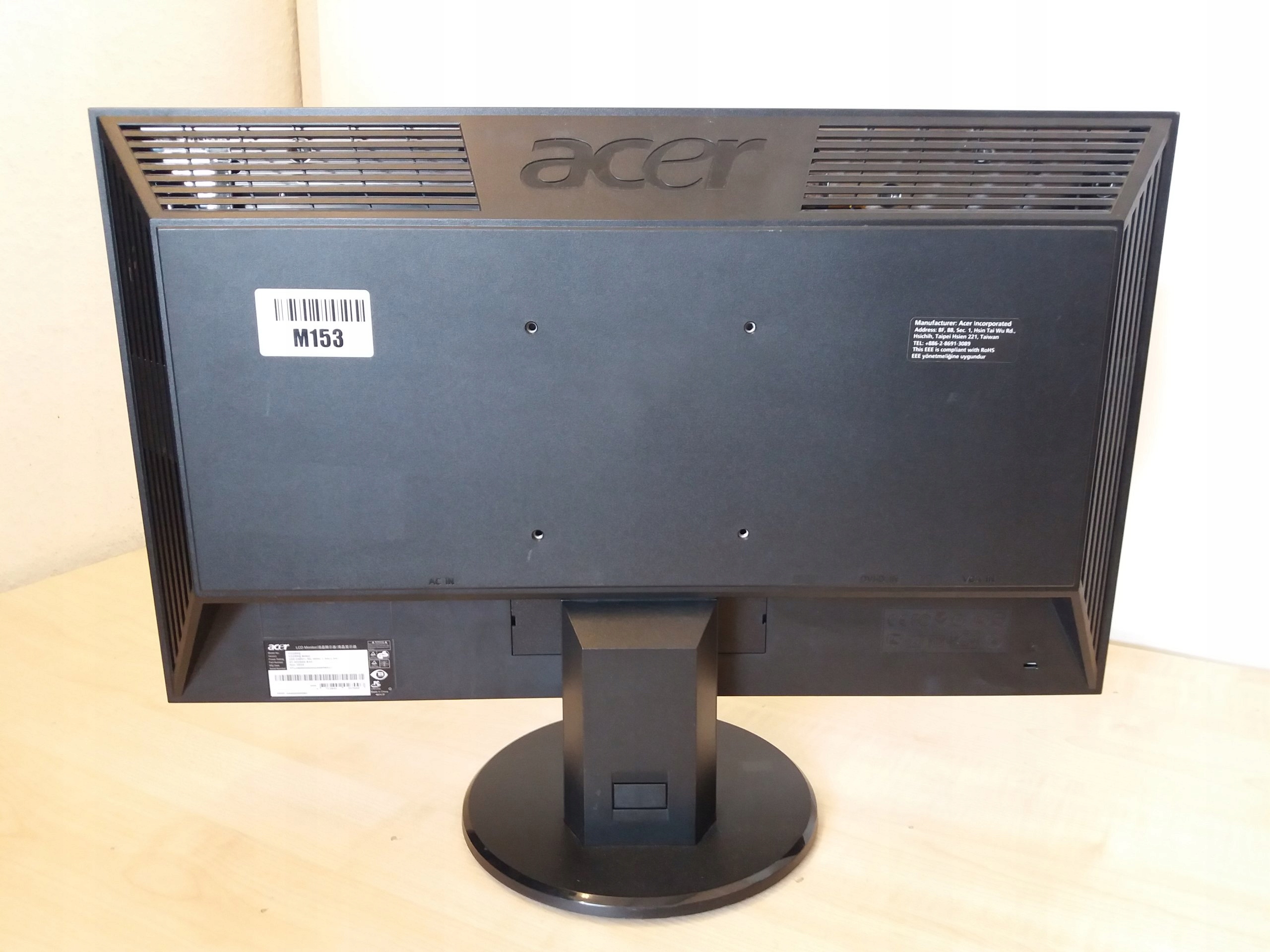 Monitor LCD 22 CALI ACER V223HQ 1920x1080 FHD - 7161309359 - oficjalne ...