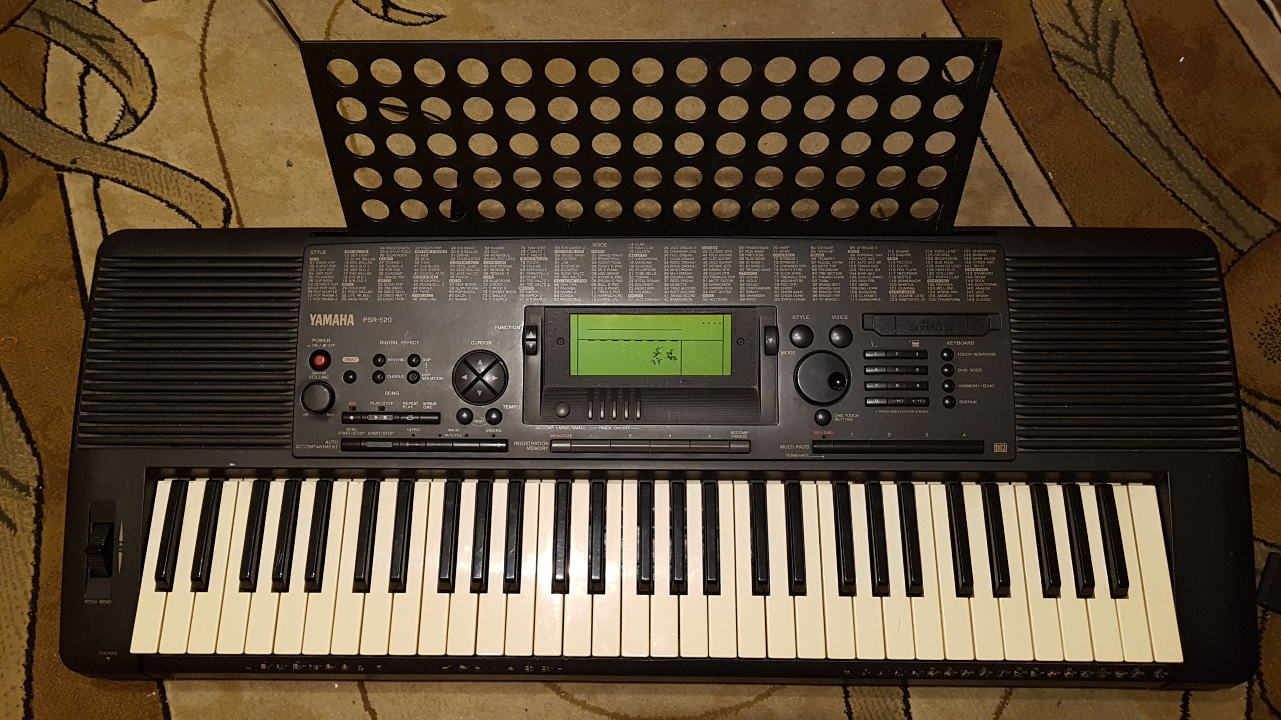 Yamaha PSR-520 - 7414341068 - oficjalne archiwum allegro