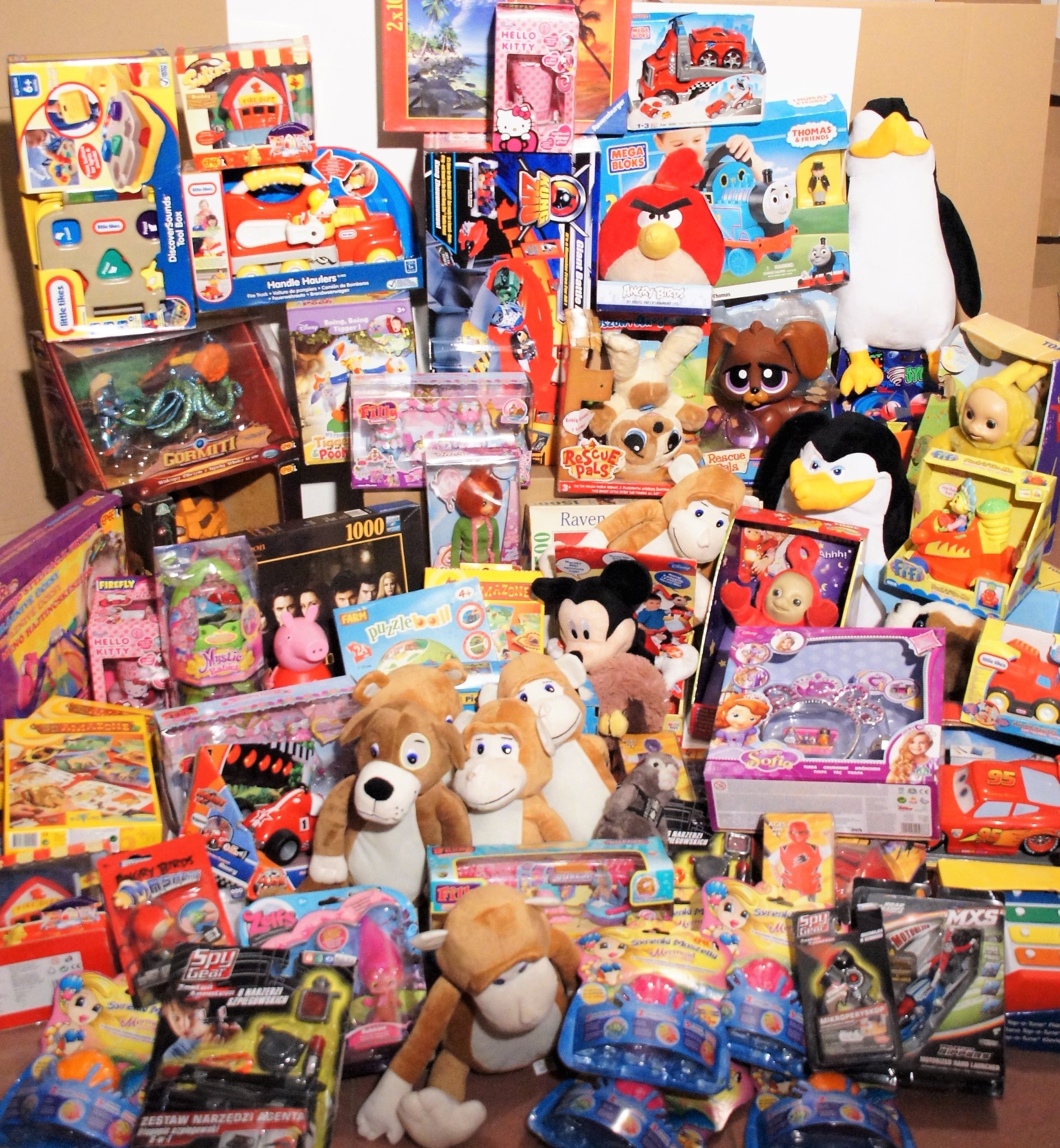 Paleta Zabawek Markowych Mix Zabawki 50 Sztuk Nowe Paleta Zabawek Markowych Mix Zabawki 50 Sztuk Nowe