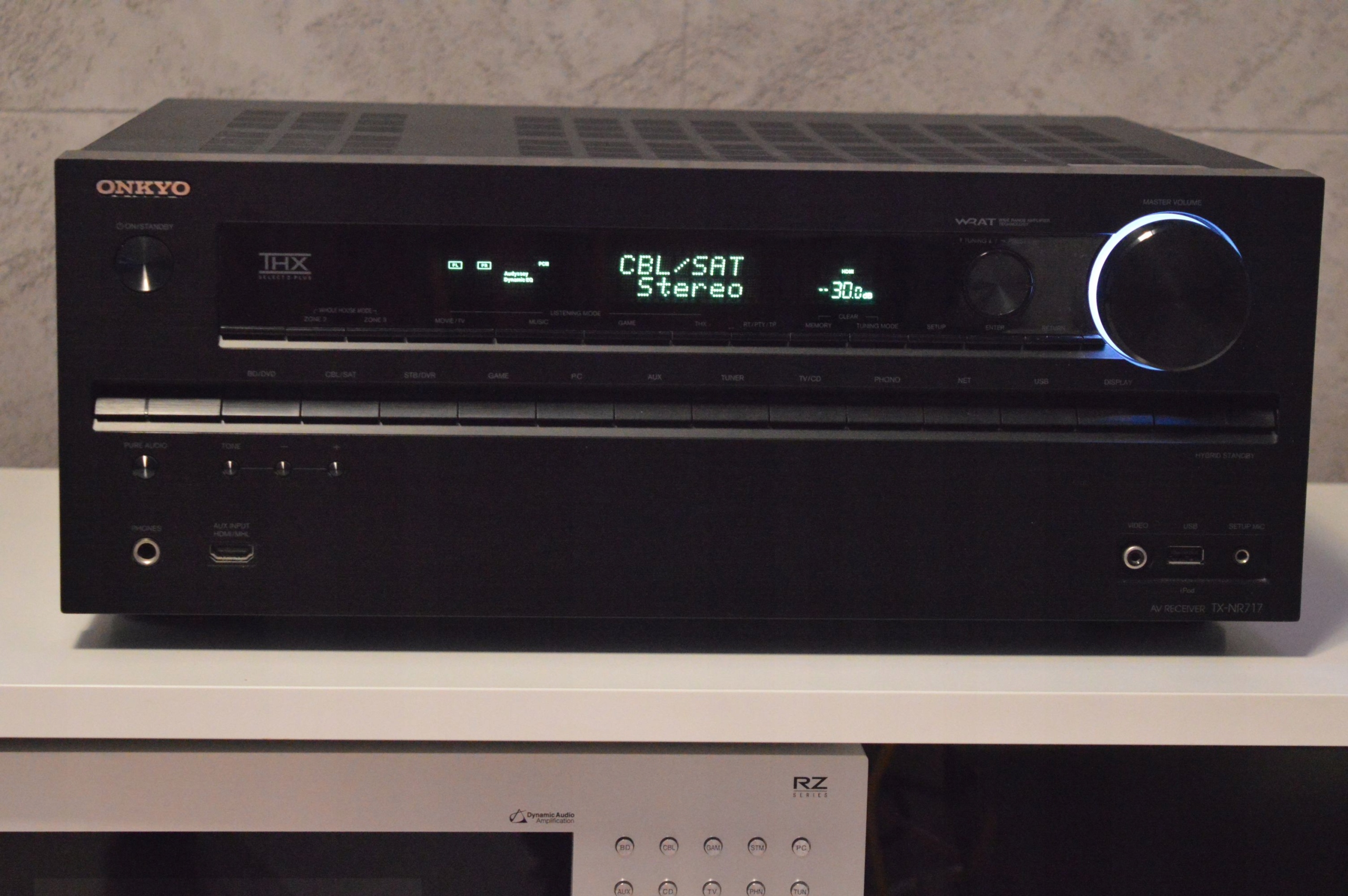 Amplituner Onkyo TX NR 717 kino domowe 7.2 HDMI - 7744860554 ...