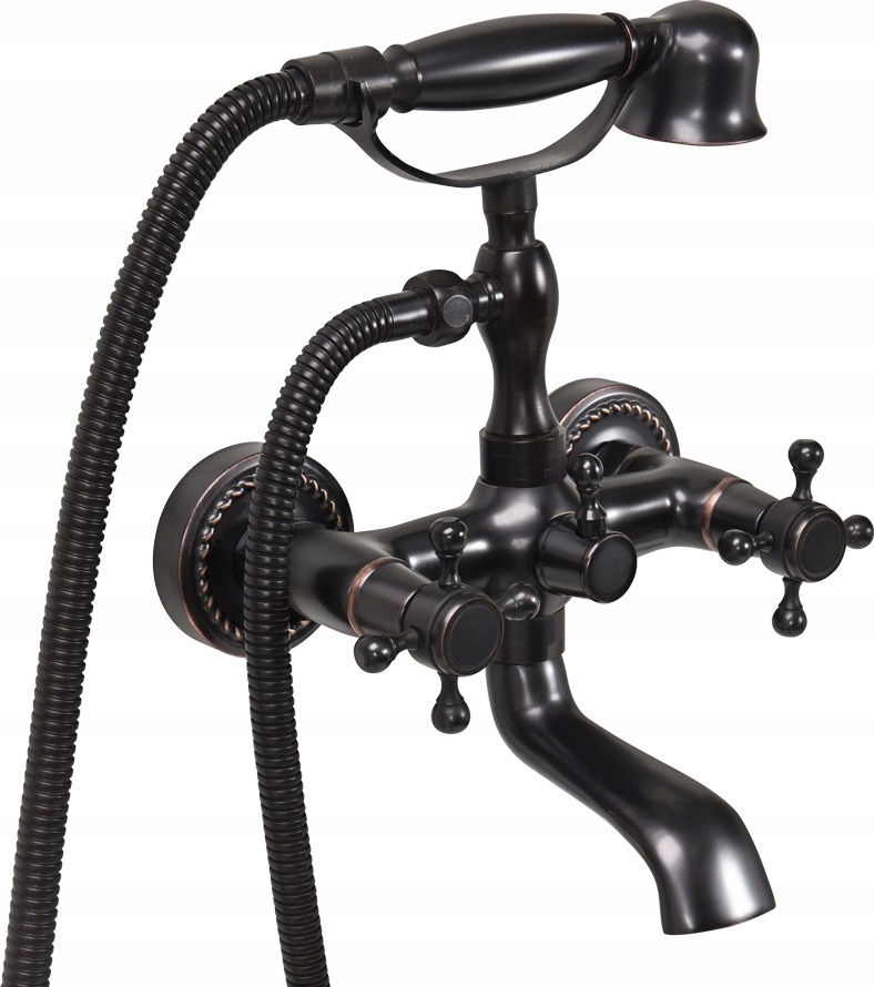 

Bateria Wannowa Ścienna Czarna Retro Black 1 Fala