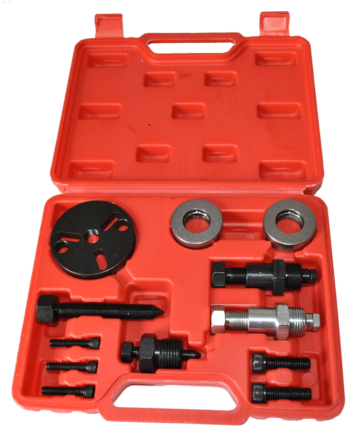 ŚCIĄGACZ SPRZĘGIEŁ KLIMATYZACJI SPĘŻARKI ZESTAW Marka Geko