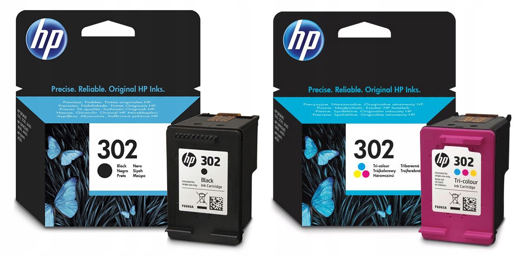

2x Hp 302 do drukarki 2130 1110 3630 Envy DeskJet
