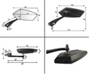 Дзеркала  fazer bandit hornet er5 gpz gsr sv fzs cb8, купити запчастини