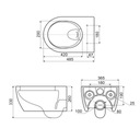 фото mini №7, Excellent doto pure rim48 pallet toilet bezrant+ plank