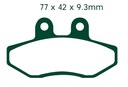 Тормозные колодки, колодки yamaha nxc 125-cygnus x mbk yp 125 flame x1, цена в Украине