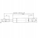 Амортизатор привод газовый 214mm 410n мяч 518383, купить с разборки