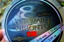 фото мини №4, Mikado - плетеный - nihonto octa braid - 0. 45mm/ 44. 5kg/ 150m - fluo оранжевого