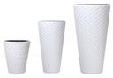 фото mini №1, Flowerpots matuba with cartridge effect wicker 3 pcs.