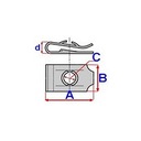 Кріплення zakola с крилом romix company b220483, купити із шроту