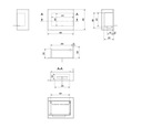 фото mini №6, Biofireplace black suspended angular delta right 600 tuv glass aromatherapy