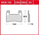 Тормозные колодки, колодки тормозов перед trw honda cbr 900 rr 98-032, купить в Украине