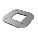 фото mini №1, Plate assembly racks balustrady 88 x 88/ 40 x 40 mm, stainless steel