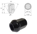 Гайка bas m12x1.25 stozkowa 34 mm ключ 19 1 szt.2, купить в Украине