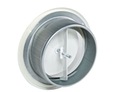 фото mini №7, Anemostat ventilation supply and exhaust metallic round white lattice 100 mm+frame