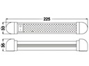 Фара led с wlacznikiem jacht camper lodz 12v 24v6, купить недорого