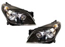 фото mini №16, Complete headlights front opel astra h 2003-2012 black left+ right tyc