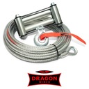 Premium трос сталь лебедки atv 15m quada dragon winch11