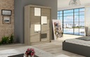 фото мини №2, Гардероб сдвижная miami 3 120 с зеркалом 5 цветов