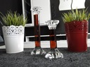 фото mini №8, Candlestick glass elegant 1 stylish 14cm (8967)