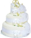 фото mini №1, Cake з 10 towels for a gift wedding anniversaries wedding