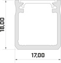 фото mini №2, Profile aluminum to plume led backlight profound y 2m black