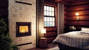фото mini №7, Fireplace with a water jacket grilles zuzia 652x489x869 mm 12 kw black