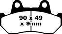 Тормозные колодки, колодки перед honda cb 400 750 900 gl 1100 goldwing2, купить в Украине