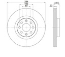 Тормозные диски, диск mikoda 0353 тормозные колодки, колодки opel adam (m13) 12r-19r перед 284mm2, купить в Украине