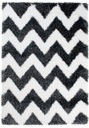 фото mini №1, Carpet shaggy polyester 5cm 200x300 zigzag black
