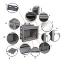 фото mini №4, Liner fireplace grilles antek 60 x 33, 4 x 62, 2 centimeters black