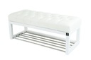 фото mini №1, Cabinet shoes with seat emra wood 110 x 40 x 40 centimeters white