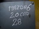 Компьютер двигателя mazda 6 2.0 citd rf5c18881c6, купить недорого