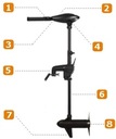 фото mini №10, Engine electric haswing osapian 55 з battery 100ah 1 charging 10a