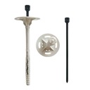 фото mini №3, Clips to polystyrene woolen 24 centimeters dowels connector insulation 240 mm - 100 pcs.