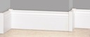 фото mini №3, Angle 8 centimeters overlay floor white skirting board mdf