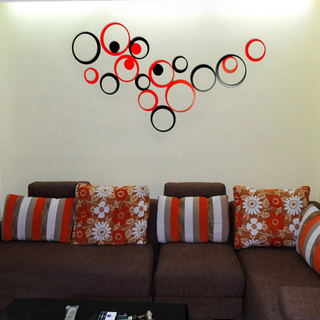 Как оформить кружок. Круги на стене в интерьере. Геометрические фигуры на стене. Яркая круглая рамка. Геометрические фигуры на стене.