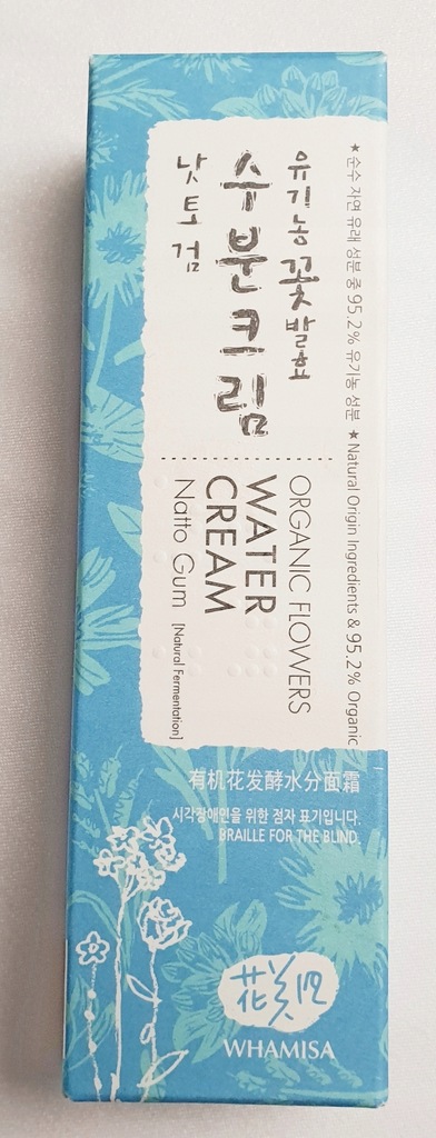 Whamisa Organic Flowers Water Cream krem