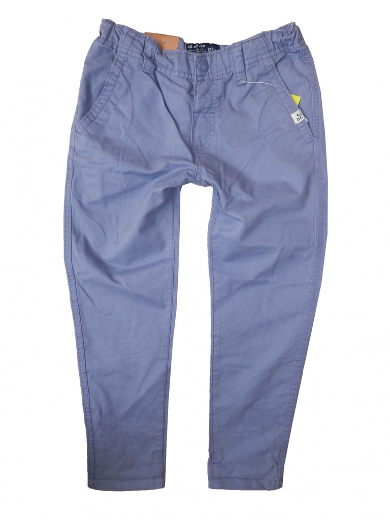 RESERVED - niebieskie spodnie chłopięce, roz. 122