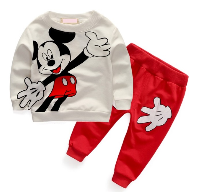 ŚLICZNY MODNY KOMPLET MYSZKA MICKEY MIKI 74-80