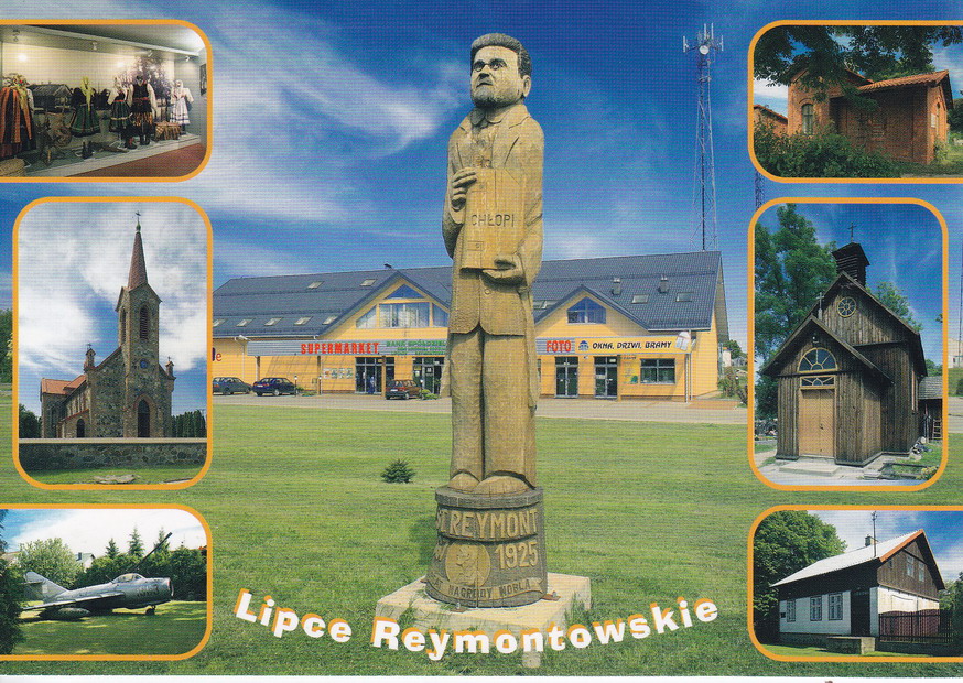 LIPCE REYMONTOWSKIE - MARKET - KOŚCIÓŁ - KAPLICA