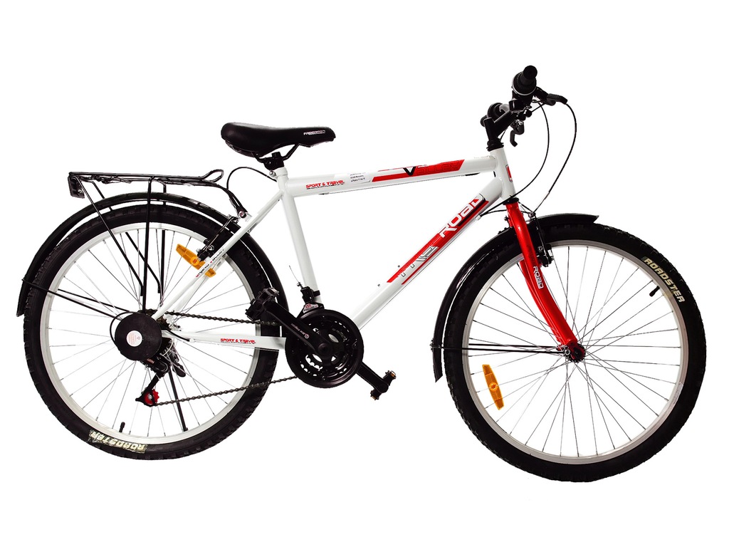 Rower Grand Valley CTB 26" - biało-czerwony