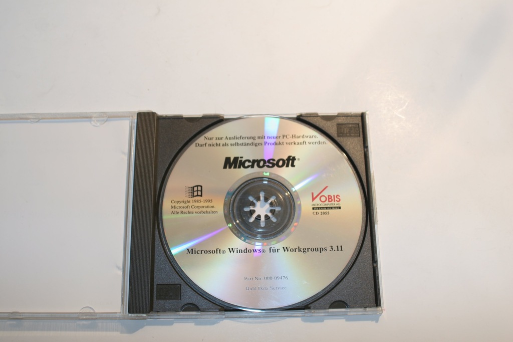 ORYGINAŁ NA CD MS WINDOWS 3.11 CD // RETRO PC //