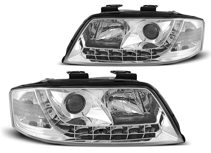 AUDI A6 C5 97-01 LAMPY DAYLINE LED CHROM TUNING
